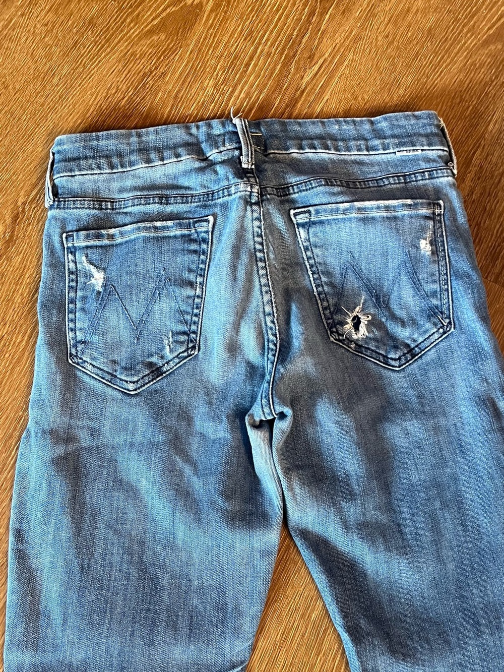 MOTHER Light Blue Skinny Jeans - Picture 9 of 10